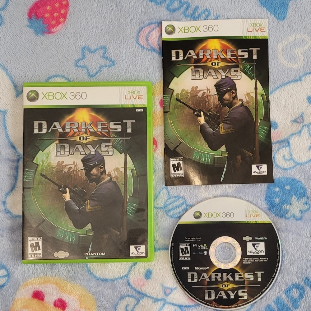 Xbox 360 Darkest of Days Game Set